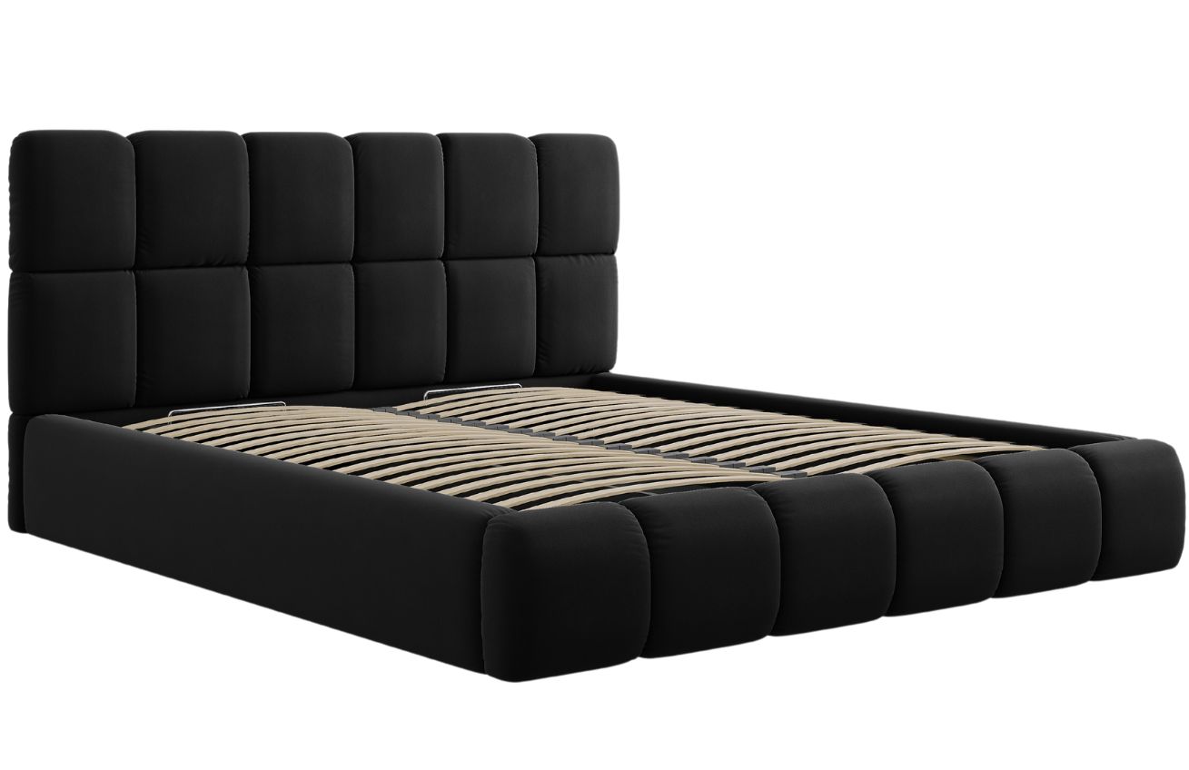 Micadoni Sametová postel Bellis 200 x 200 cm