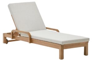 Kave Home Dřevěné zahradní lehátko Sonsaura