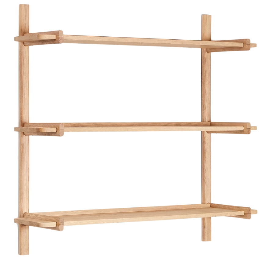 Kave Home Dubová modulární police Sitra 98 x 110 cm