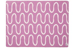 noo.ma Béžovo-fialový pléd Swirl 200 x 150 cm