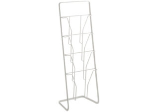 Bílý kovový stojan na časopisy Yamazaki Tower 71 cm