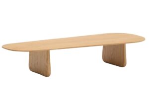 Kave Home Dubový konferenční stolek Pirita 147 x 65 cm