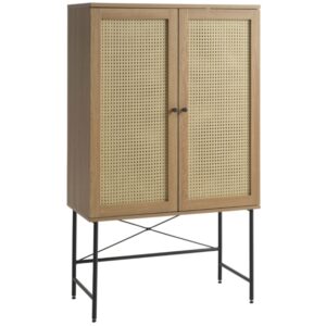 Unique Furniture Komoda Pensacola 80 x 40 cm s dubovým dekorem