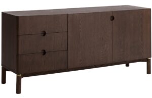 Unique Furniture Dubová komoda Arun 160 x 46 cm