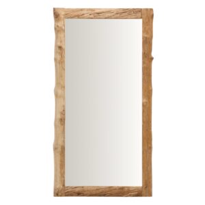 Kave Home Dřevěné závěsné zrcadlo Ibro 200 x 105 cm