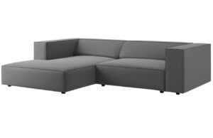 Cosmopolitan Design Sametová rohová pohovka Arendal 224 cm