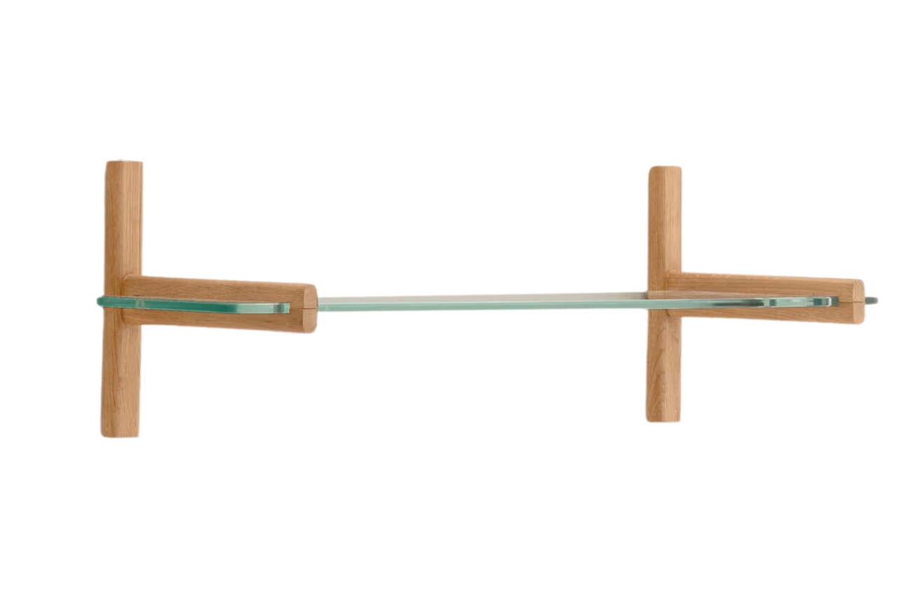 Kave Home Skleněná modulární police Sitra 110 cm