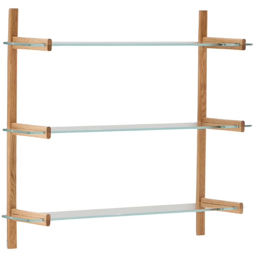 Kave Home Skleněná modulární police Sitra 98 x 110 cm