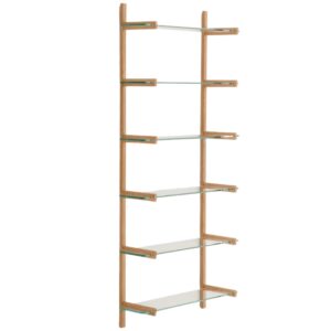 Kave Home Skleněná modulární police Sitra 202 x 90 cm