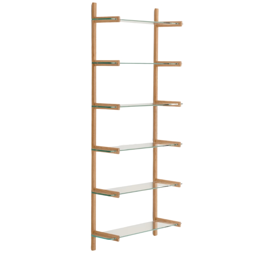 Kave Home Skleněná modulární police Sitra 202 x 90 cm