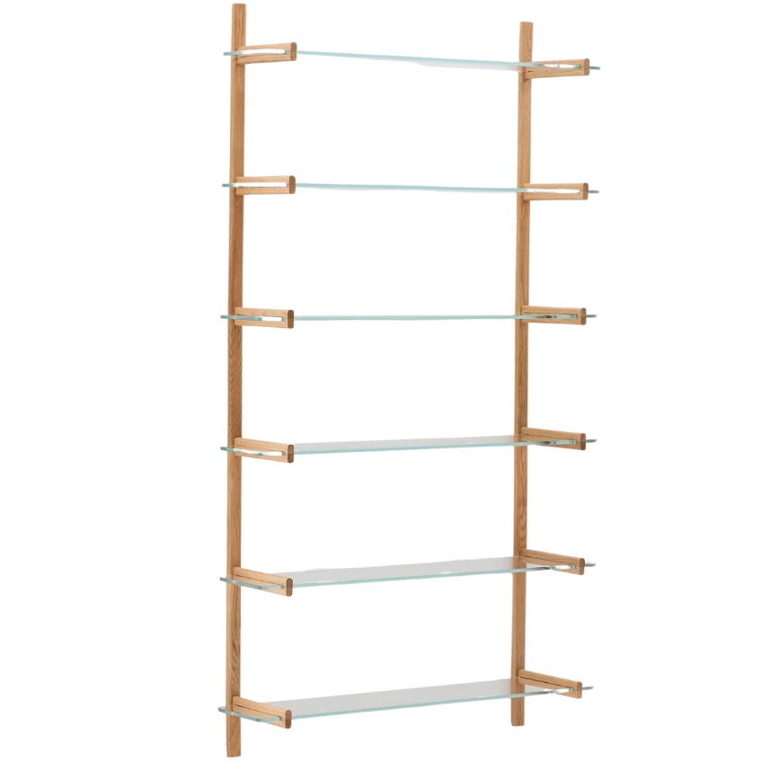 Kave Home Skleněná modulární police Sitra 202 x 110 cm