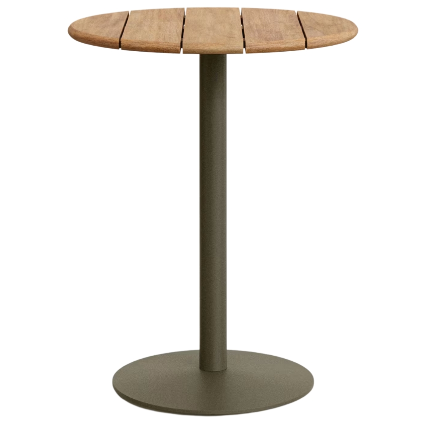 Kave Home Dřevěný barový stůl Esilda 80 cm