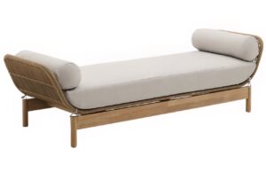 Kave Home Šedá zahradní lenoška Catalina 208 cm