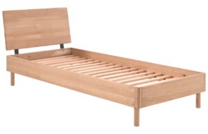 Vipack Dubová postel Forrest 90 x 200 cm s čelem