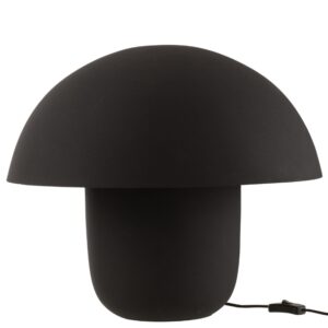 J-line Černá kovová stolní lampa Cordelius 44 cm