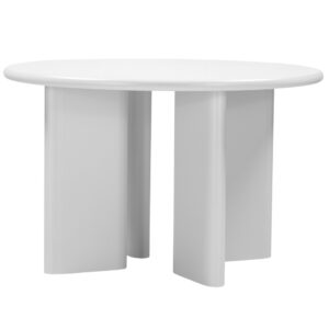NovaNook Světle šedý jídelní stůl Moliq 120 cm