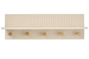 Nordic Living Béžový nástěnný věšák Rokka 50 cm