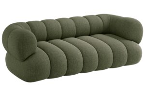 Cosmopolitan Design Zelená trojmístná pohovka Koge 210 cm