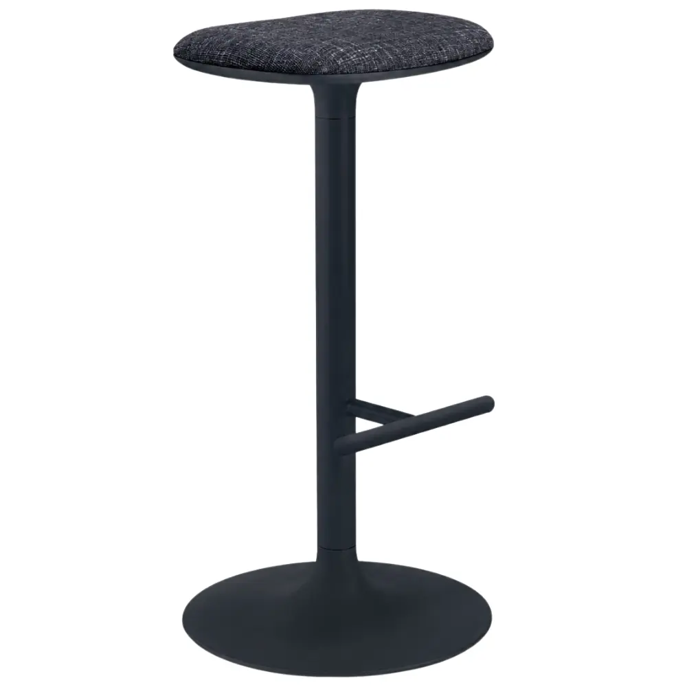 Infiniti Tmavě šedá barová židle Flink 76 cm