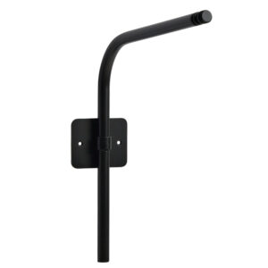 Kave Home Černý kovový nástěnný držák na zahradní LED lampu Nali