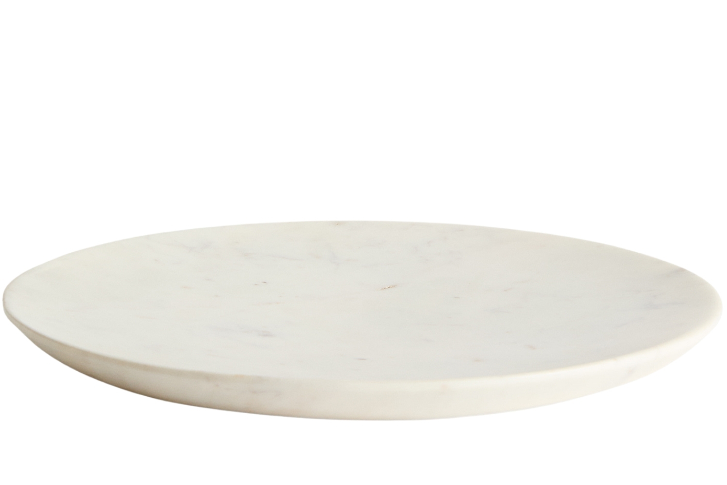 Kave Home Bílý mramorový talíř Erefi 30 cm