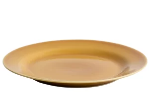 Kave Home Žlutý talíř Selune Ø28 cm