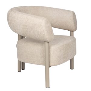 Zuiver Béžové lounge křeslo HEELS