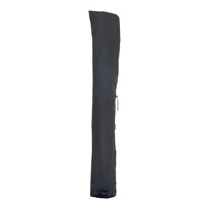 Nordic Living Černý ochranný obal na slunečník Lux 270 x 50/55 cm