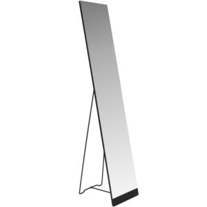 Housecraft Living Černé kovové stojací zrcadlo Stand 148 cm