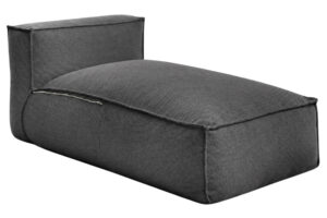 Bobochic Paris Černá zahradní lenoška Biarritz 168 cm