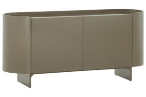 WOOOD Zelená lakovaná komoda Liora 160 x 45 cm