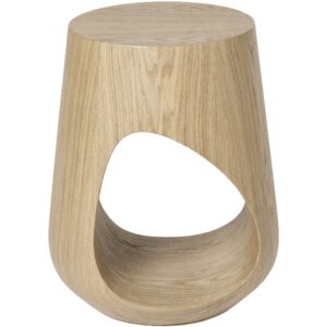 Somcasa Dubový noční stolek Manan ø 36 cm
