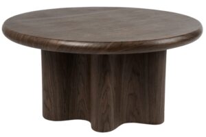 Somcasa Ořechový konferenční stolek Mateo ø 80 cm