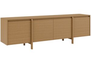 Somcasa Dubový TV stolek Pacific 200 x 43 cm