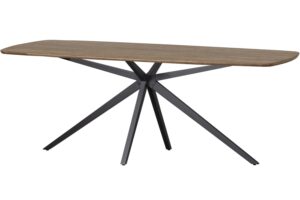 WOOOD Hnědý dubový jídelní stůl Tablo 220 x 100 cm