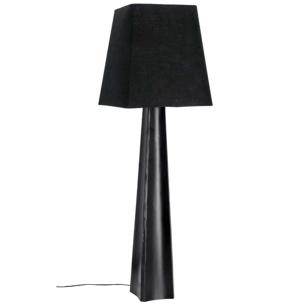Bizzotto Černá stojací lampa Tripura 151 cm
