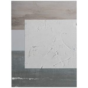 Somcasa Šedý abstraktní obraz Tiles  80 x 60 cm