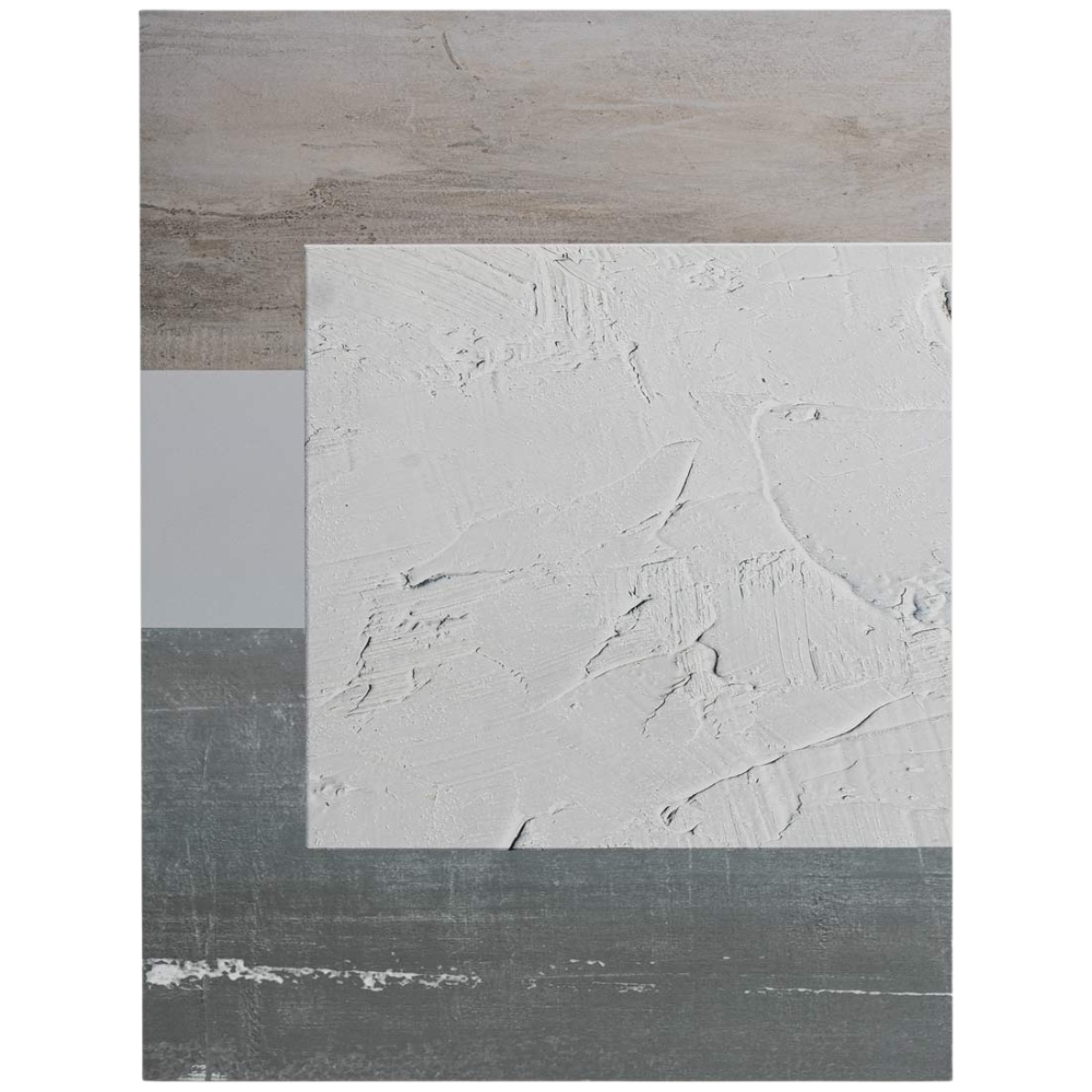 Somcasa Šedý abstraktní obraz Tiles  80 x 60 cm