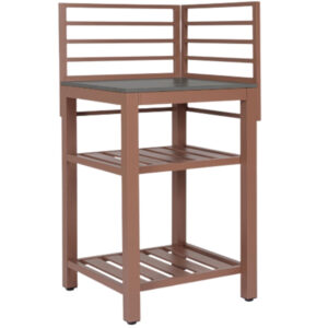 Bizzotto Terakotový otevřený venkovní rohový kuchyňský modul Aria 62 cm