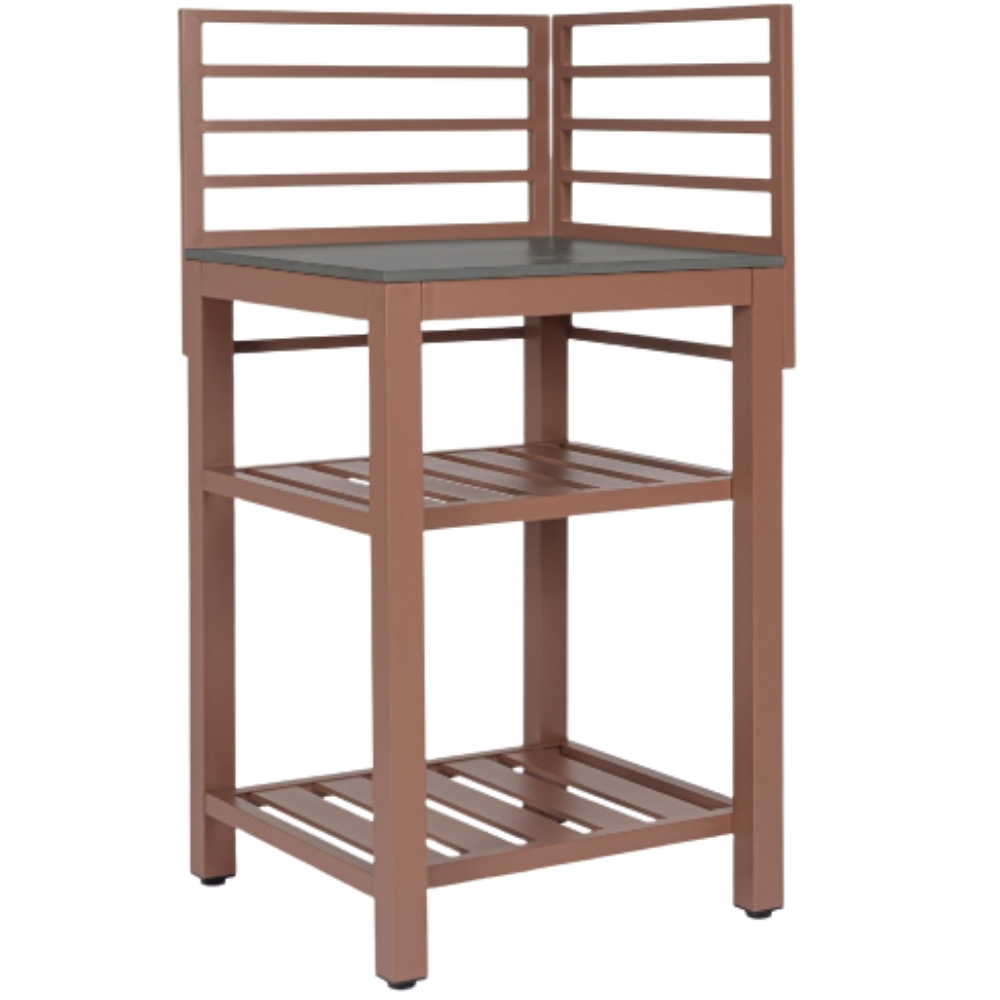 Bizzotto Terakotový otevřený venkovní rohový kuchyňský modul Aria 62 cm