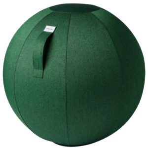 Tmavě zelený sedací / gymnastický míč VLUV NEW LEIV Ø 65 cm
