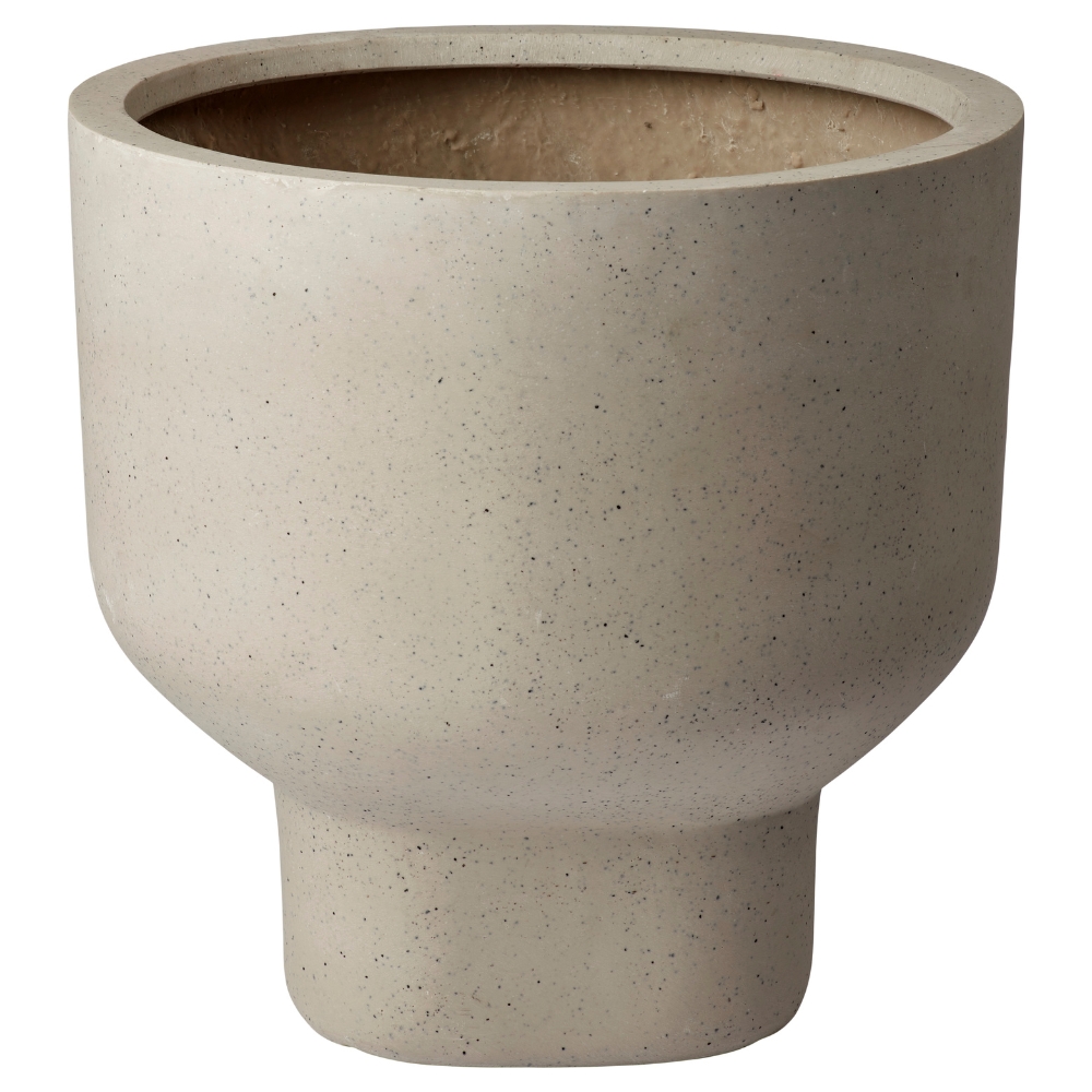 Bolia Béžový kameninový květináč Forma Ø 41 cm