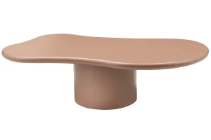 NovaNook Hnědý lakovaný konferenční stolek Bizarre 121 x 60 cm