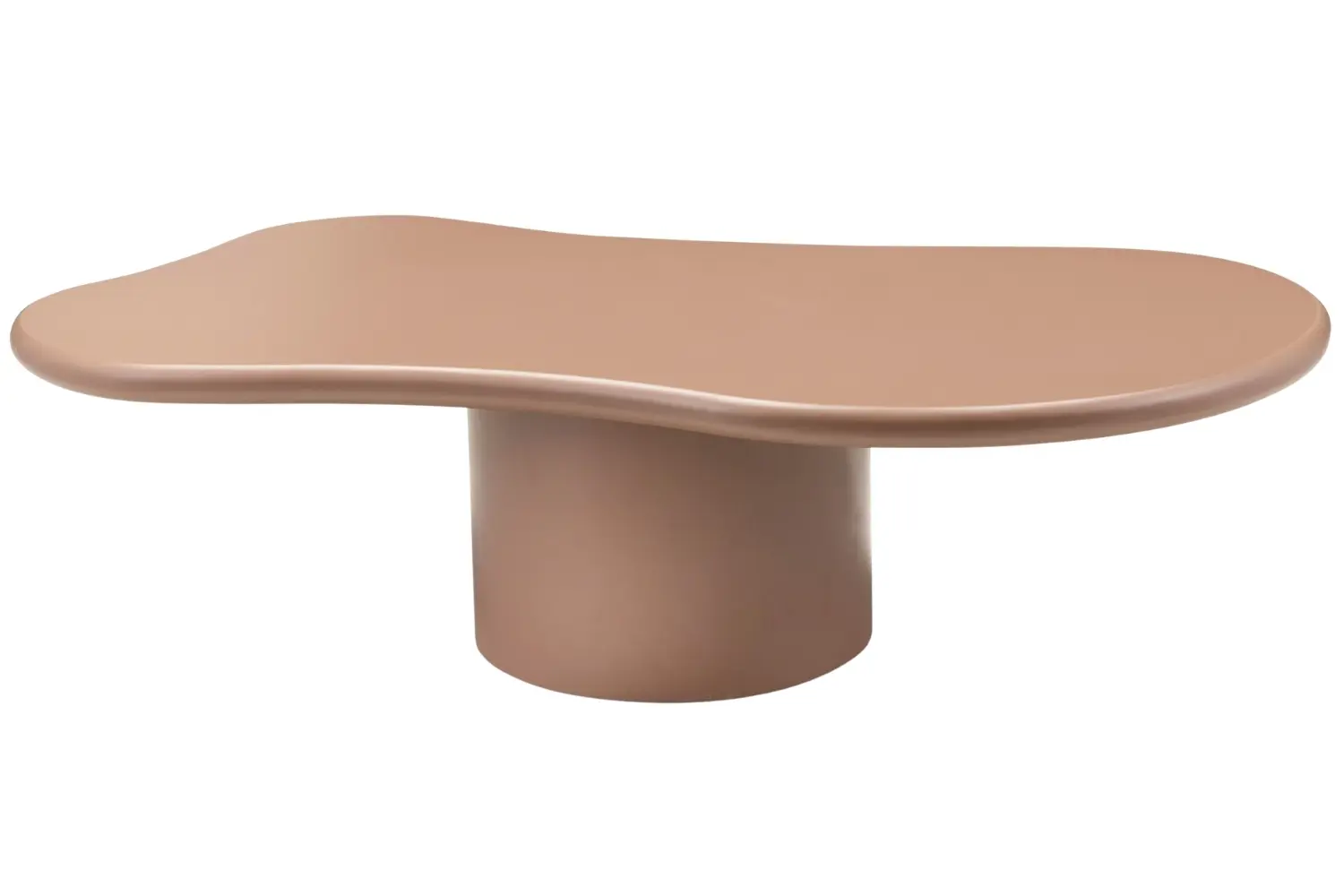 NovaNook Hnědý lakovaný konferenční stolek Bizarre 121 x 60 cm