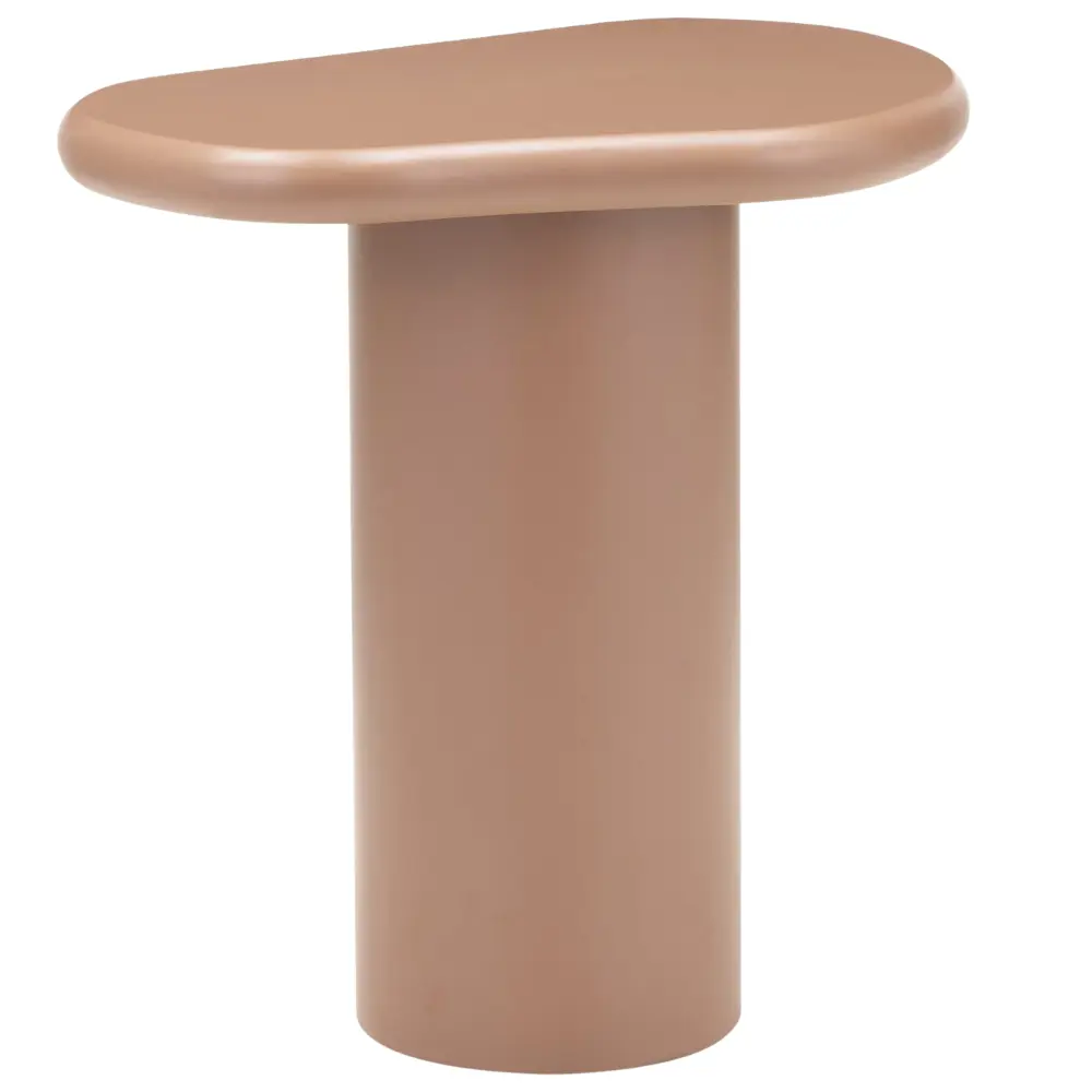 NovaNook Hnědý lakovaný odkládací stolek Bizarre 50 x 35 cm