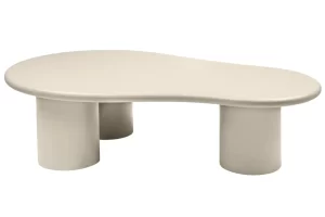 NovaNook Béžový konferenční stolek Nadini 130 x 80 cm