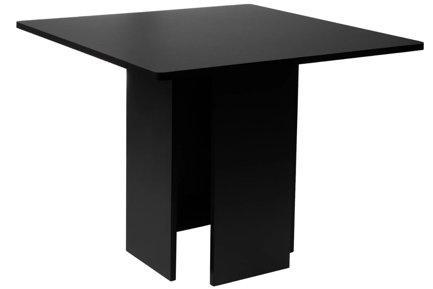 NovaNook Černý jídelní stůl Asper 100 x 100 cm