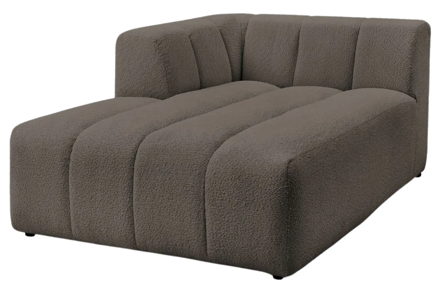 Bobochic Paris Hnědá bouclé lenoška Annecy 170 cm