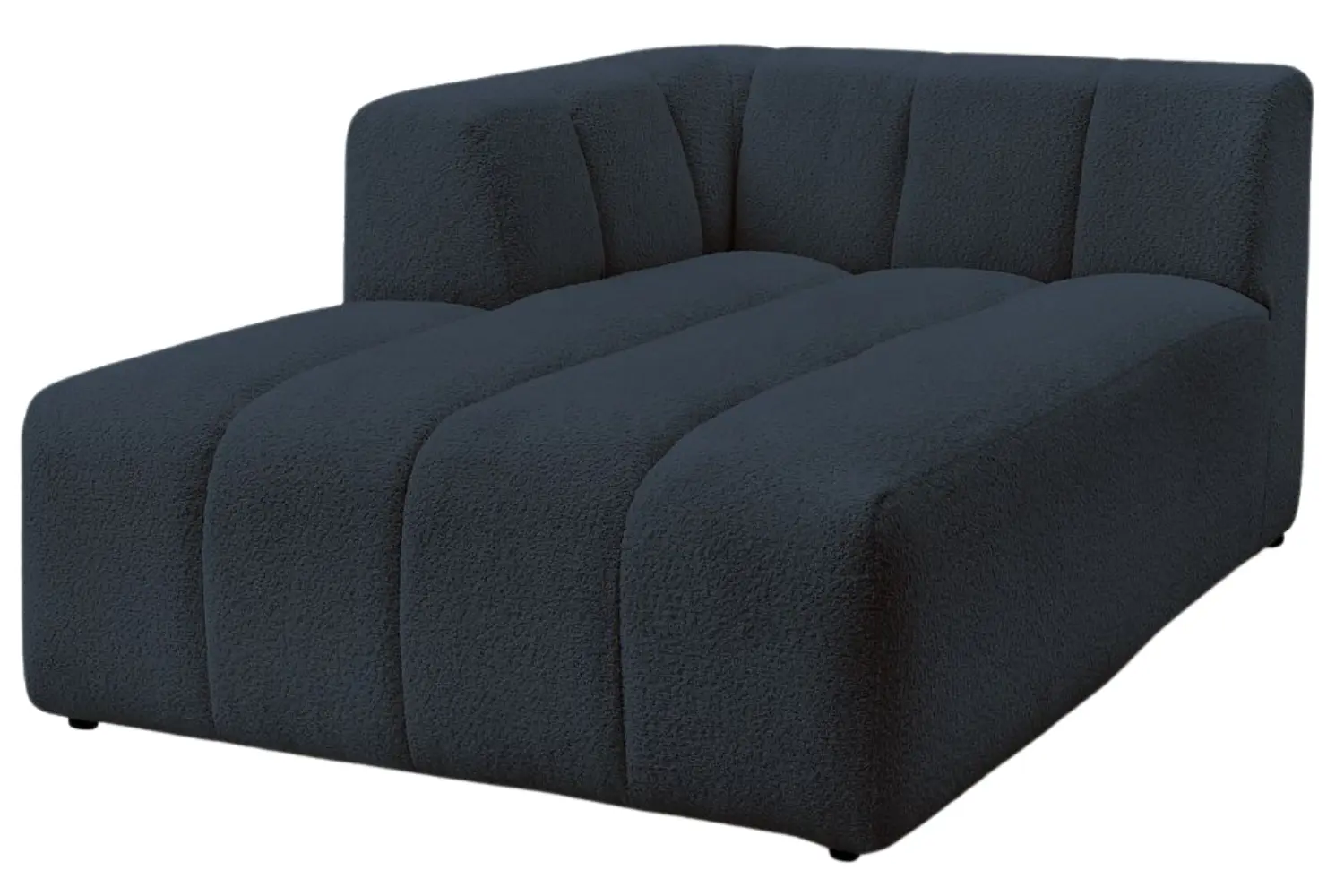 Bobochic Paris Tmavě modrá bouclé lenoška Annecy 170 cm
