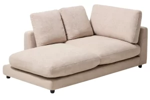 Kave Home Béžová bouclé lenoška Gala 193 cm